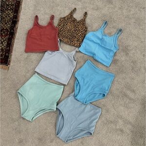 Lot of seven Arq pieces, mix and match size XS